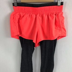 Women's Athleta NEON Pink Shorts with Built-in Leg